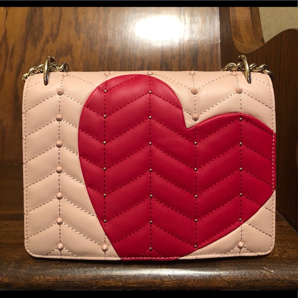 NWT-Kate Spade-Heart It-Quilted Marci-Shoulder Bag